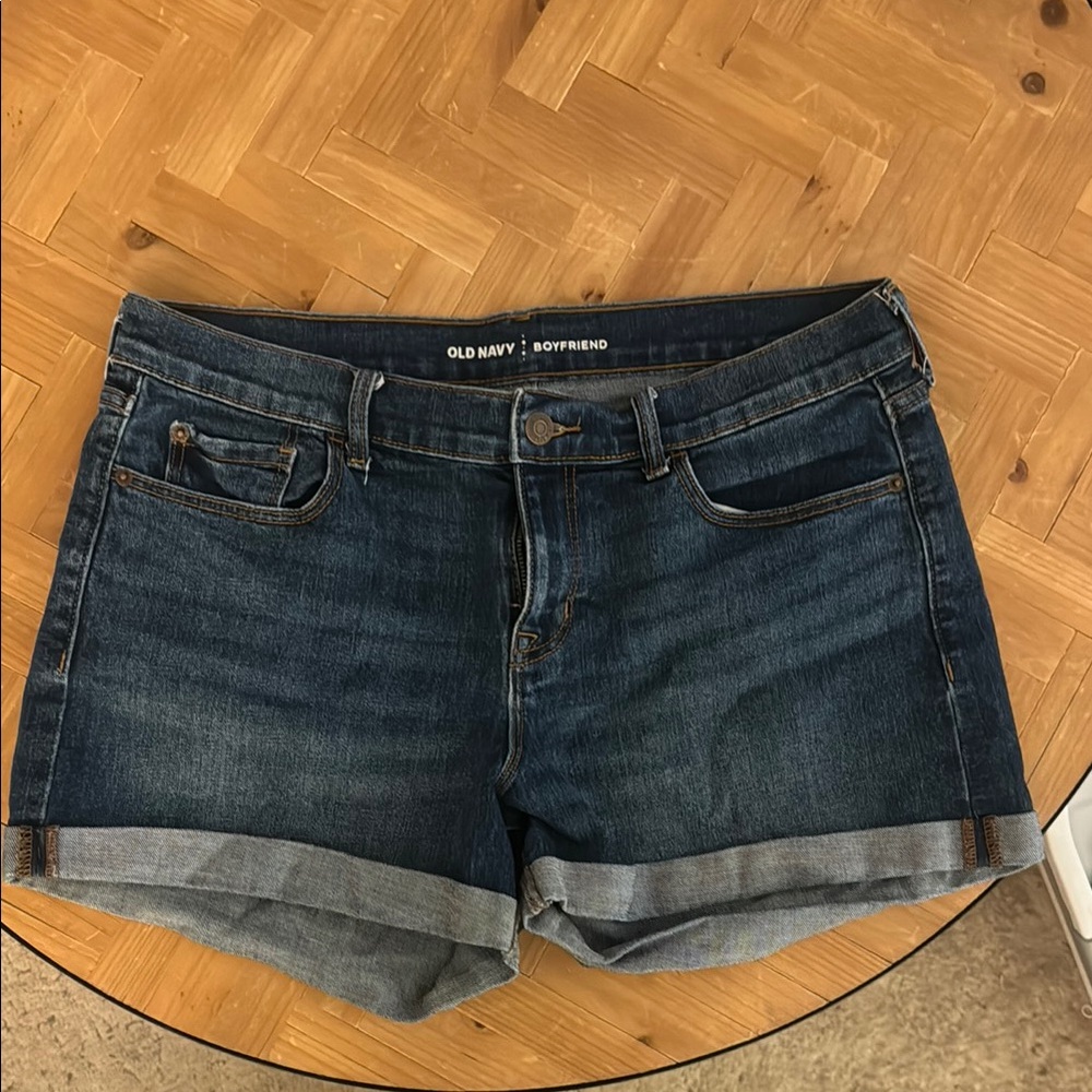 Old Navy Blue Jean Shorts Classic Cuffed Design